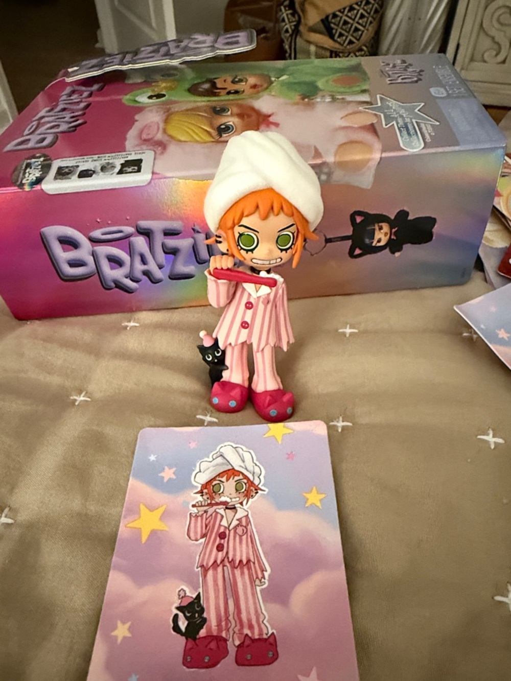 PopMart Peach Riot Sleepover (Gigi Brush Teeth)